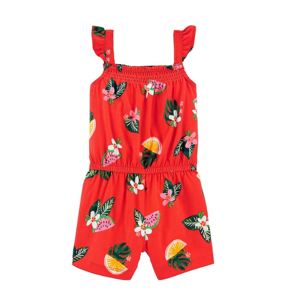 Fruit Flutter Watermelon Jersey Romper